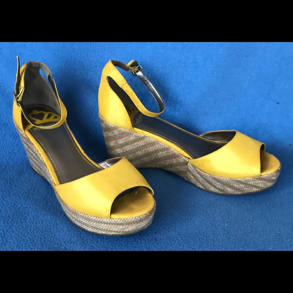 Bright Summer Yellow Fergalicious by Fergie Shoes